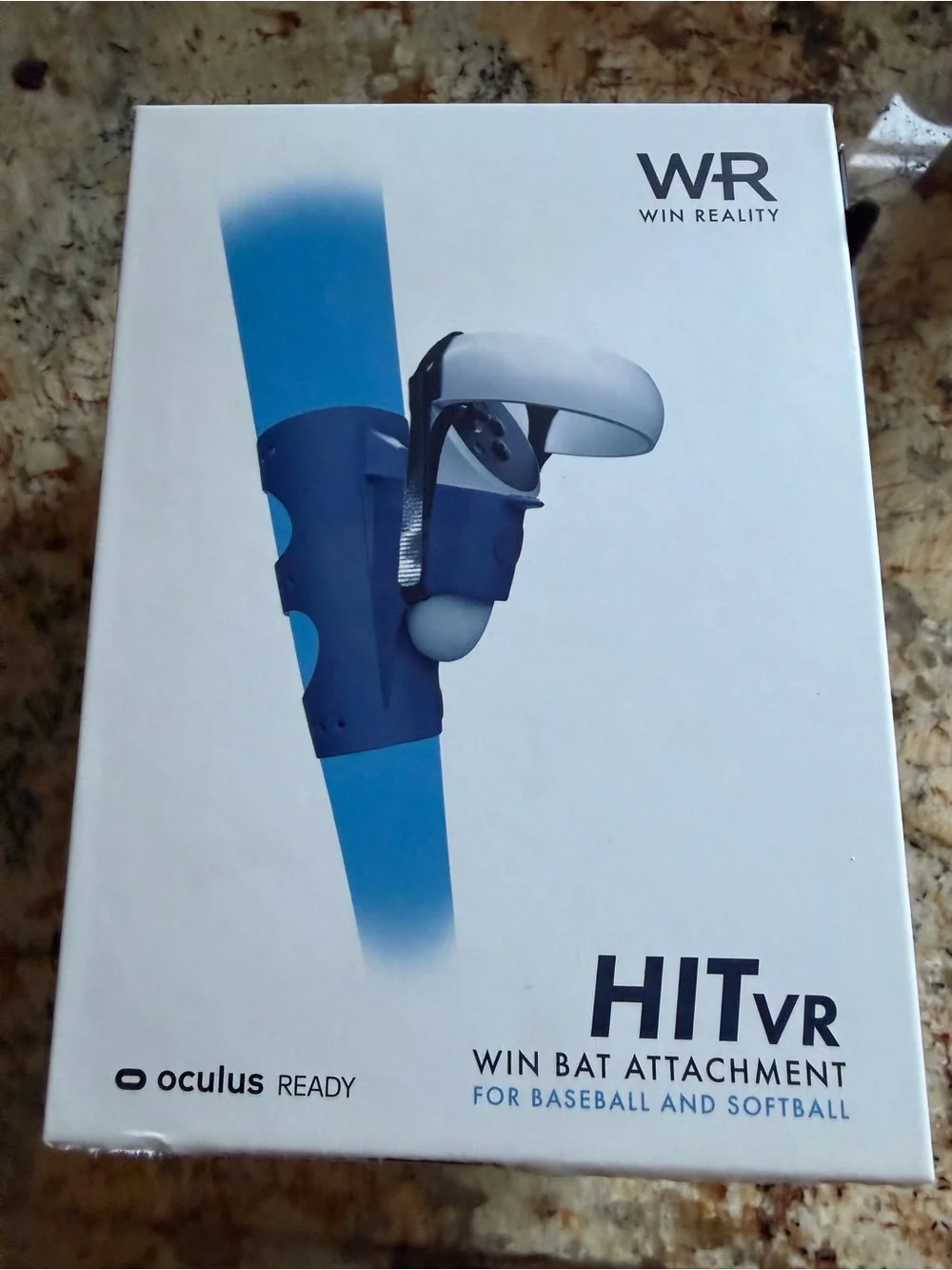 HIT VR Bat Attachment for Oculus - Blue